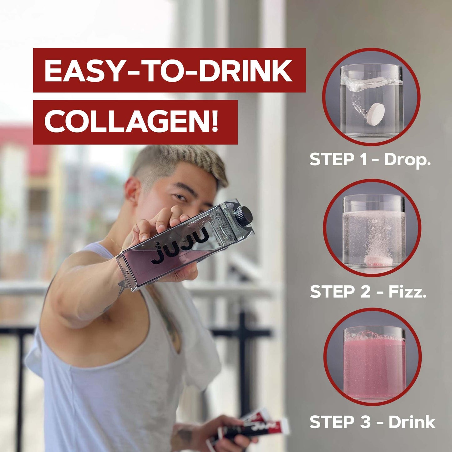 2 BOXES - 2 MONTHS SUPPLY EFFERVESCENT COLLAGEN TABLETS